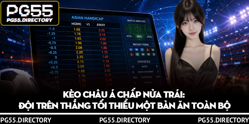 Kèo Châu Á - Hướng Dẫn Soi Kèo Chính Xác Nhất Hiện Nay 2 Kèo Châu Á chấp nửa trái: Đội trên thắng tối thiểu một bàn ăn toàn bộ