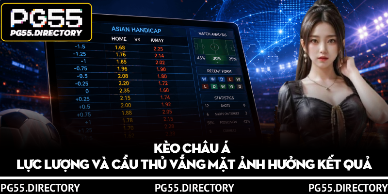 Kèo Châu Á - Hướng Dẫn Soi Kèo Chính Xác Nhất Hiện Nay 3 Kèo Châu Á – Lực lượng và cầu thủ vắng mặt ảnh hưởng kết quả